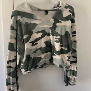Wild Fable Camo Crop Top